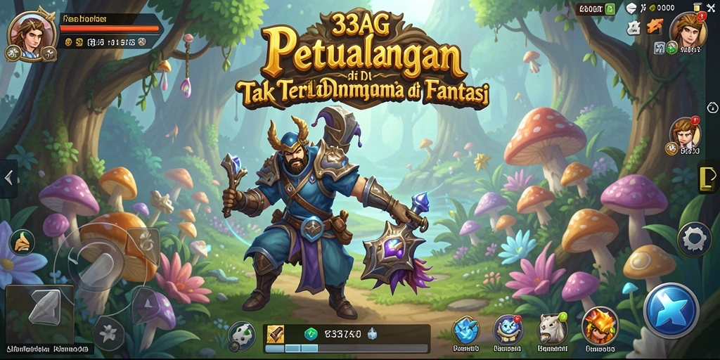 Gambaran gameplay seru dari 33AG saat menjelajahi dunia petualangan.