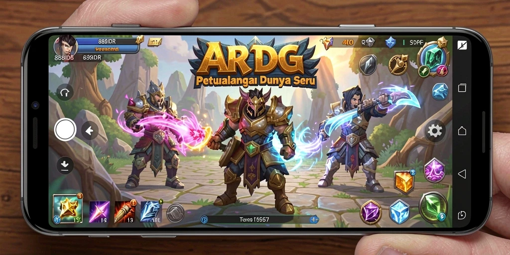 Gameplay seru dalam dunia petualangan ARPG di 888IDR.
