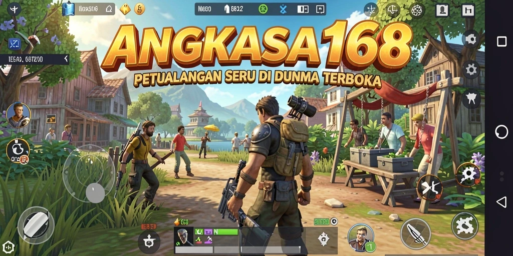 Screenshot gameplay menampilkan petualangan seru di dunia terbuka.
