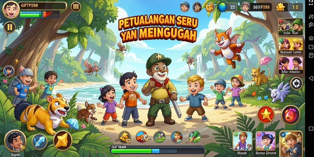 Gameplay menakjubkan dalam petualangan seru GIFTRP288.