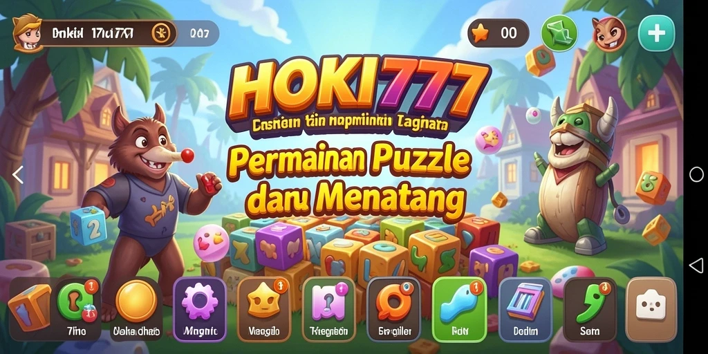 Screenshot gameplay HOKI777 menampilkan tantangan puzzle yang mengasyikkan.