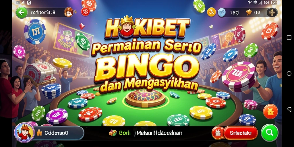 Gambaran seru gameplay Bingo di HOKIBET.