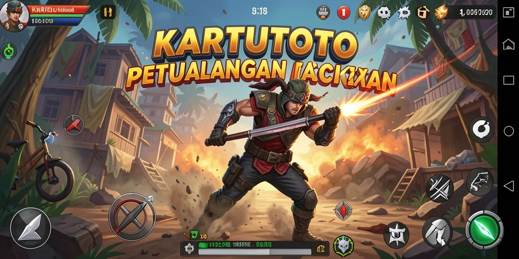 Screenshot menunjukkan aksi seru dalam permainan KARTUTOTO.