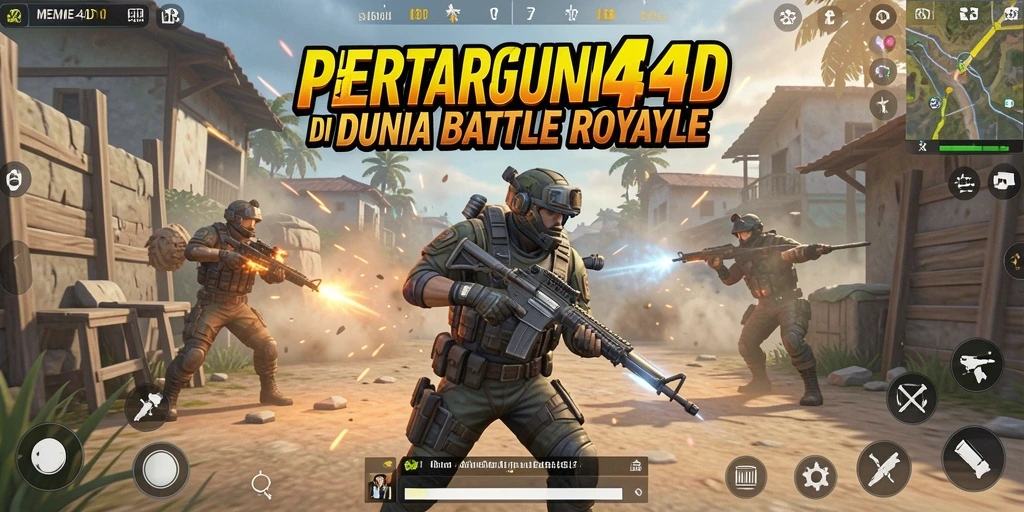 Gameplay seru dan mendebarkan di MEME4D saat bertarung untuk bertahan hidup.