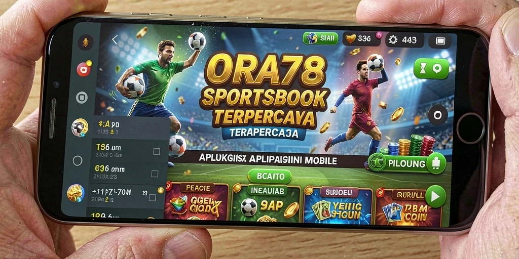 Tampilan gameplay ORA78 dengan berbagai opsi taruhan olahraga.