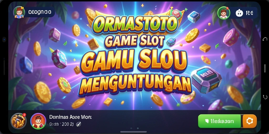 Tampilan gameplay ORMASTOTO yang menarik dan seru.