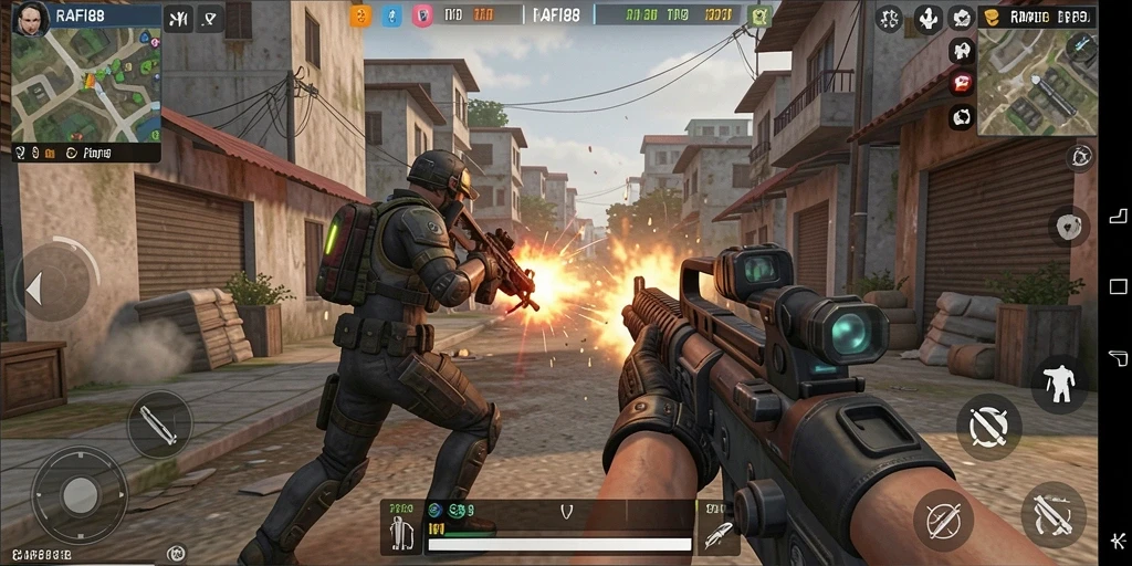 Tangkapan layar RAFI88 menampilkan aksi gameplay TPS yang mendebarkan.