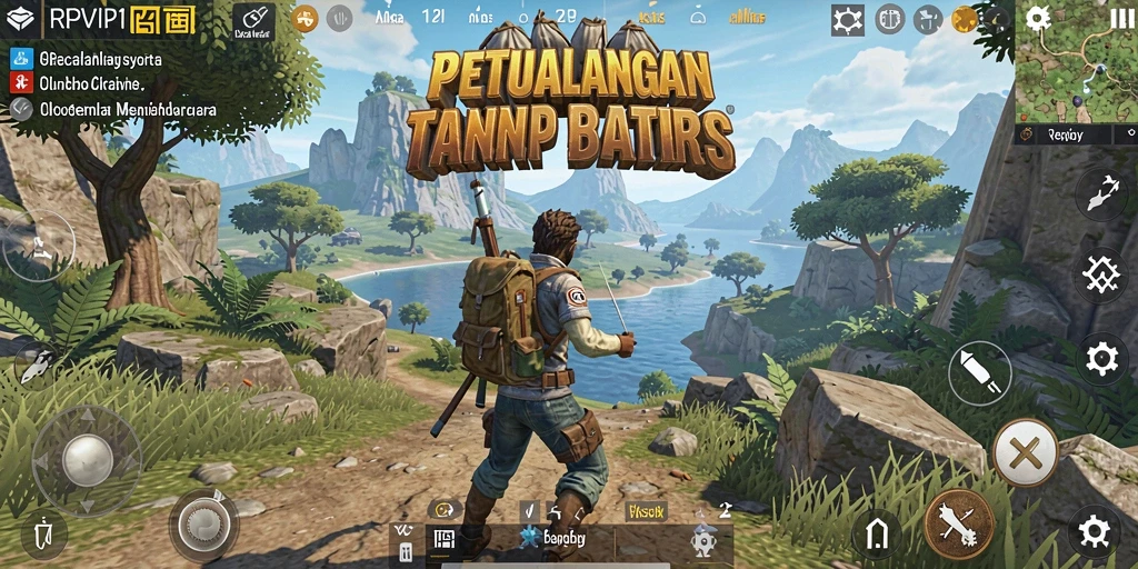 Tampilan gameplay RPVIP1 yang menakjubkan di dunia Open World.