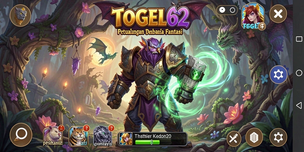 Screenshot gameplay TOGEL62 yang menampilkan aksi petualangan seru.